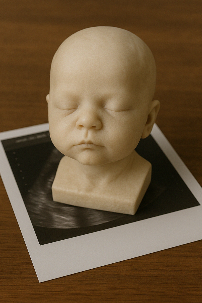 Busto de Bebé con impresión 3D